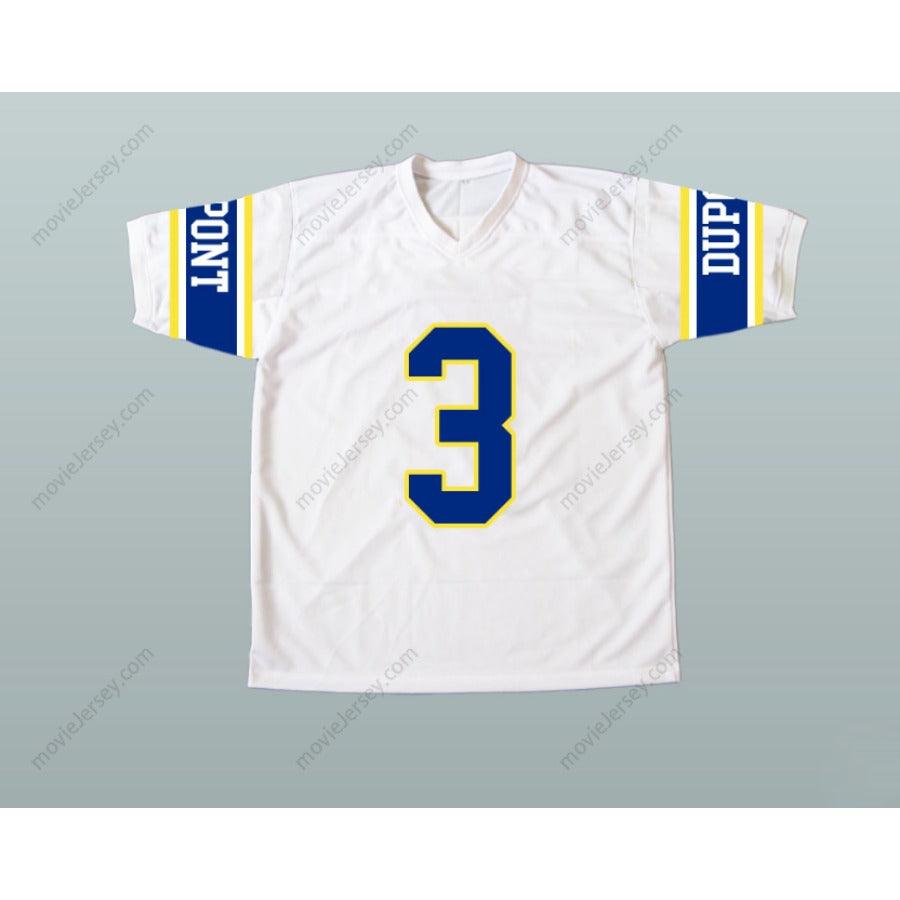 CUSTOM RANDY MOSS 3 DUPONT PANTHERS HIGH SCHOOL FOOTBALL JERSEY Top Stitched S-6XL