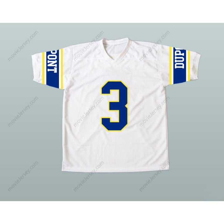 CUSTOM RANDY MOSS 3 DUPONT PANTHERS HIGH SCHOOL FOOTBALL JERSEY Top Stitched S-6XL