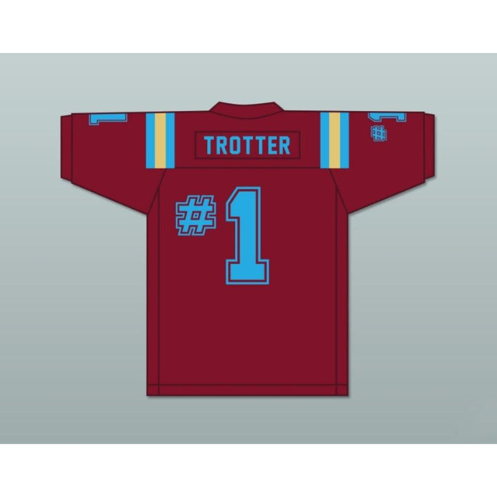 CUSTOM ANY Name Number TROTTER #1 HEARTLAND STATE UNIVERSITY Football Jersey Top Stitched S-6XL