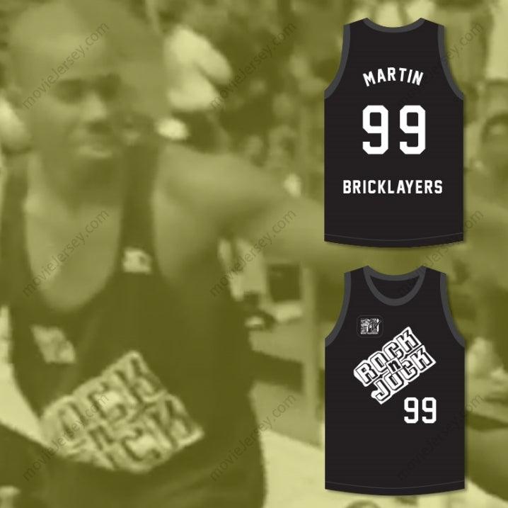 CUSTOM ANY Name Number DUANE MARTIN 99 BRICKLAYERS BASKETBALL JERSEY 3RD ANNUAL ROCK N' JOCK B-BALL JAM 1993 Top Stitched S-6XL
