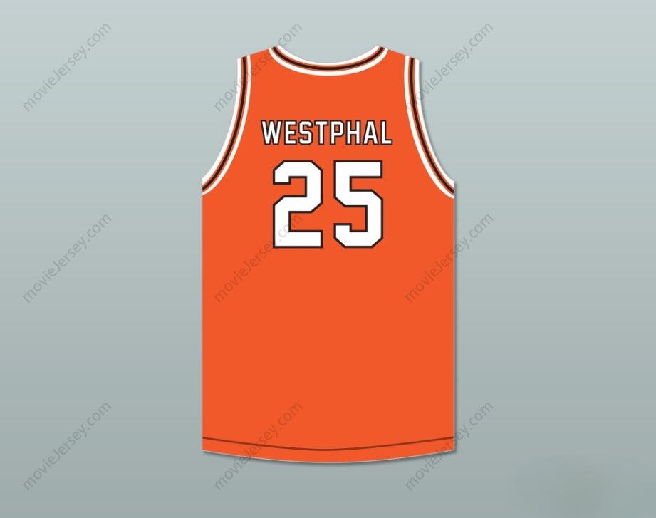 CUSTOM ANY Name Number PAUL WESTPHAL 25 AVIATION HIGH SCHOOL FALCONS ORANGE BASKETBALL JERSEY Top Stitched S-6XL