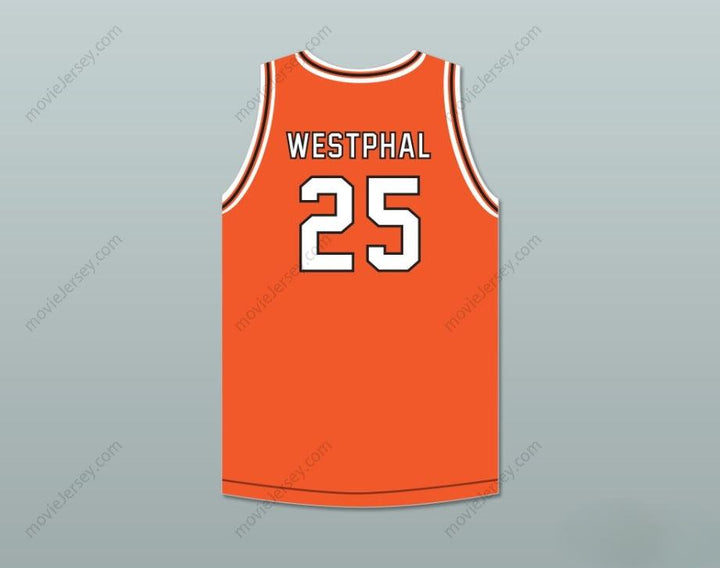 CUSTOM ANY Name Number PAUL WESTPHAL 25 AVIATION HIGH SCHOOL FALCONS ORANGE BASKETBALL JERSEY Top Stitched S-6XL