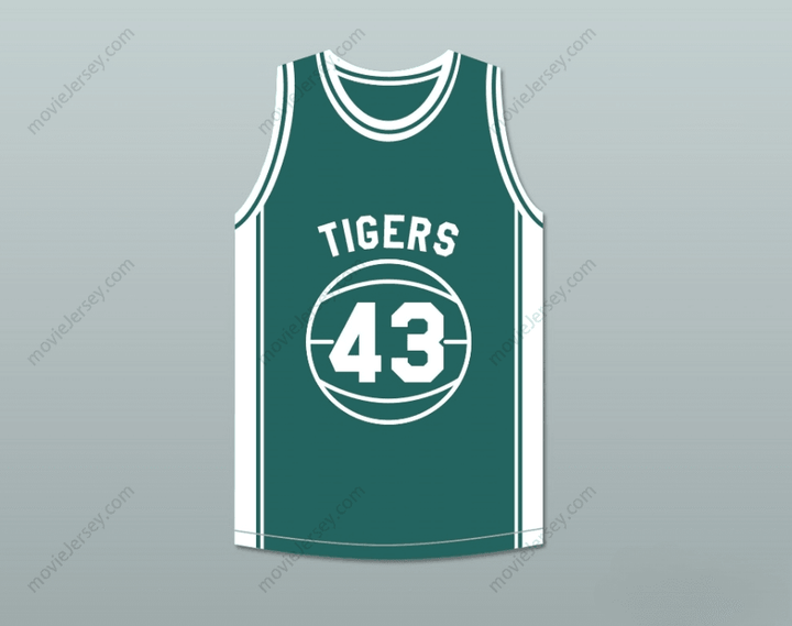 CUSTOM ANY Name Number ERIC NIES MONTROSE 43 TIGERS HIGH SCHOOL BASKETBALL JERSEY ABOVE THE RIM Top Stitched S-6XL