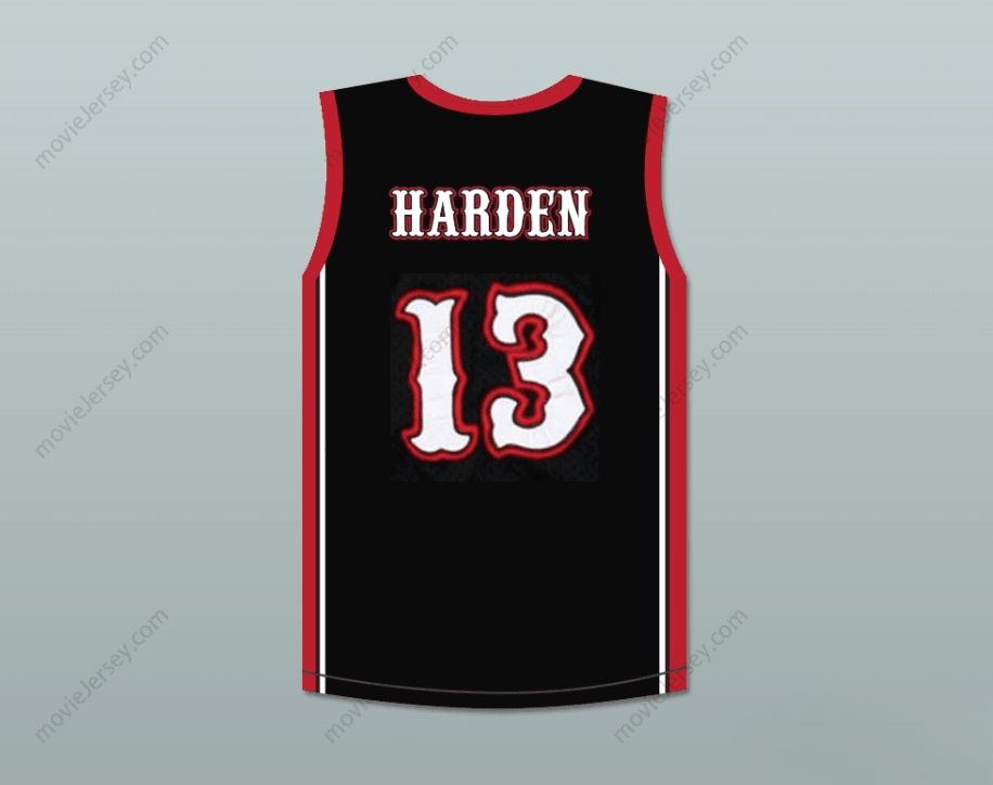 CUSTOM ANY Name Number JAMES HARDEN 13 HIGH SCHOOL BASKETBALL JERSEY Top Stitched S-6XL