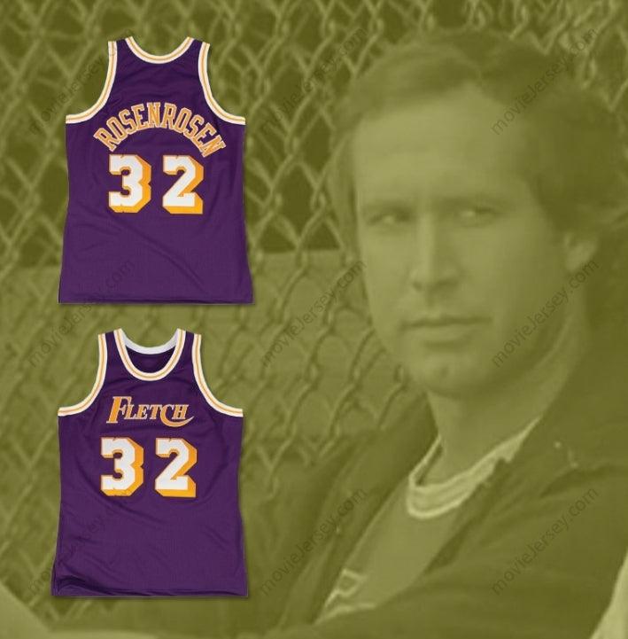CUSTOM ANY Name Number FLETCH ALIAS SERIES DR. ROSENROSEN 32 BASKETBALL JERSEY Top Stitched S-6XL