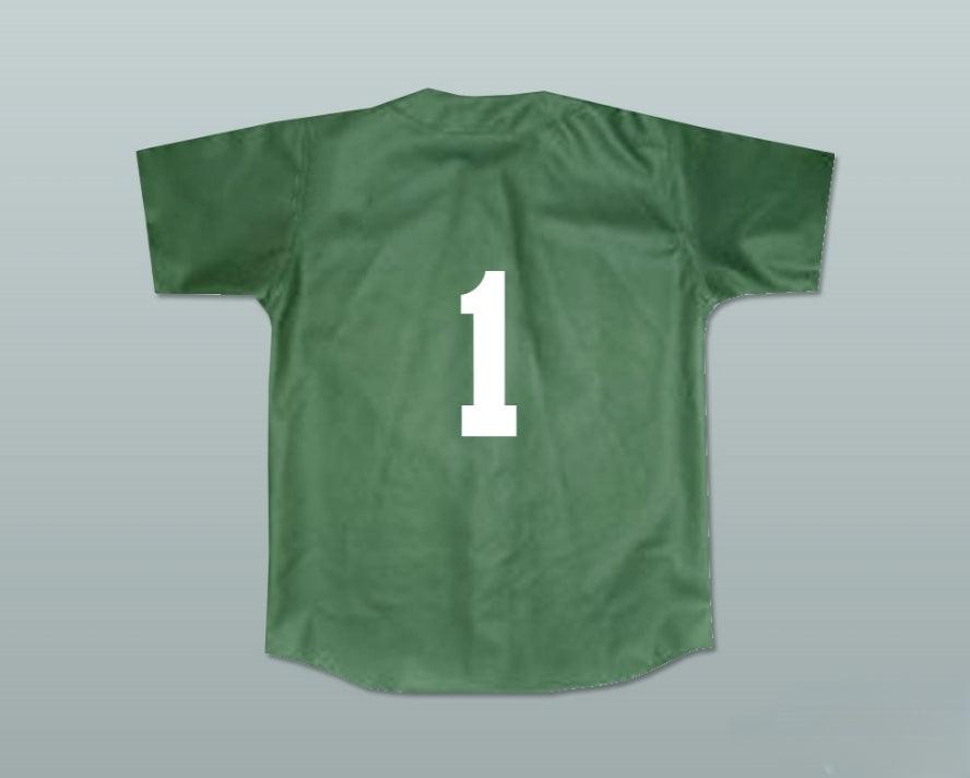 Custom Any Name Number JARIUS 'G-BABY' EVANS 1 KEKAMBAS BASEBALL JERSEY HARDBALL DARK GREEN Top Stitched S-6XL
