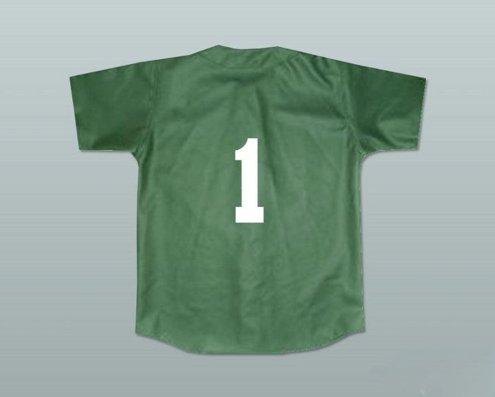 Custom Any Name Number JARIUS 'G-BABY' EVANS 1 KEKAMBAS BASEBALL JERSEY HARDBALL DARK GREEN Top Stitched S-6XL