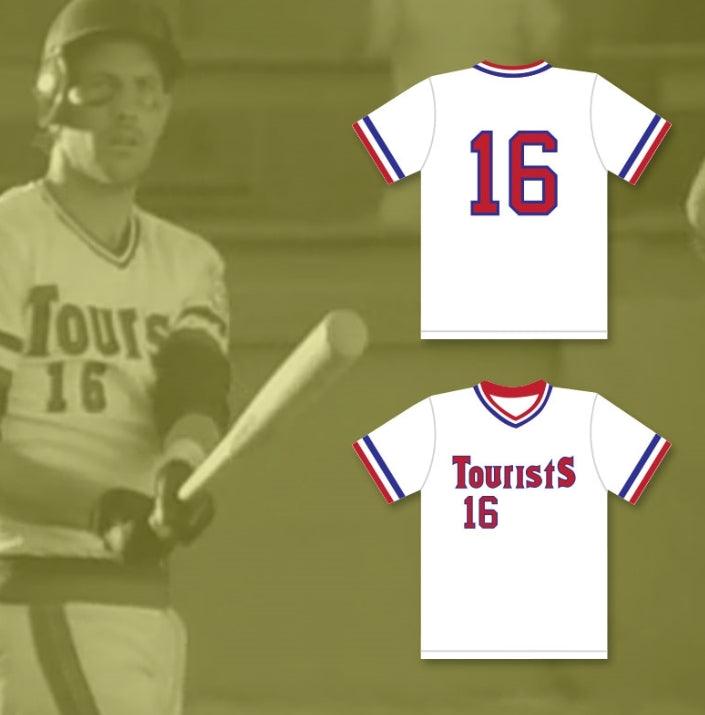 Custom Any Name Number KEVIN COSTNER CRASH DAVIS 16 TOURISTS BASEBALL JERSEY BULL  Top Stitched S-6XL