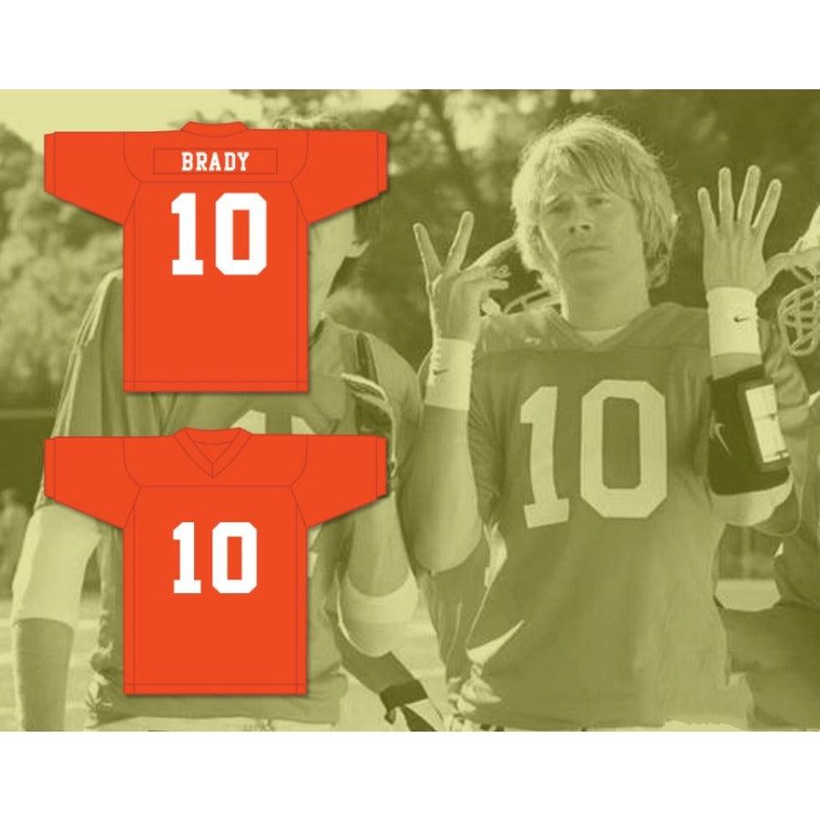 CUSTOM ANY Name Number ERIC CHRISTIAN OLSEN NICK BRADY 10 GERALD R. FORD HIGH SCHOOL Football Jersey Top Stitched S-6XL