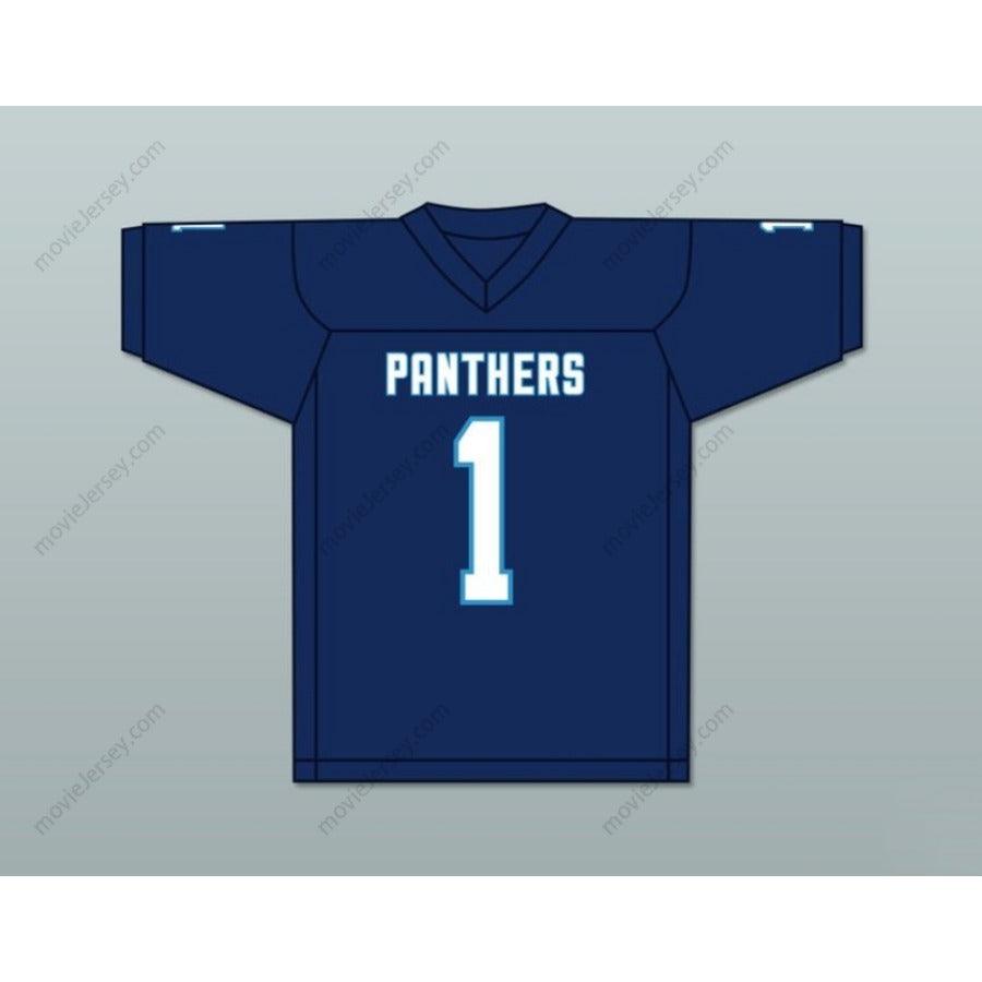 CUSTOM ANY Name NAVY BLUE KENNETH GAINWELL 1 YAZOO COUNTY HIGH SCHOOL PANTHERS FOOTBALL JERSEY Top Stitched S-6XL