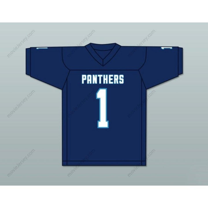 CUSTOM ANY Name NAVY BLUE KENNETH GAINWELL 1 YAZOO COUNTY HIGH SCHOOL PANTHERS FOOTBALL JERSEY Top Stitched S-6XL