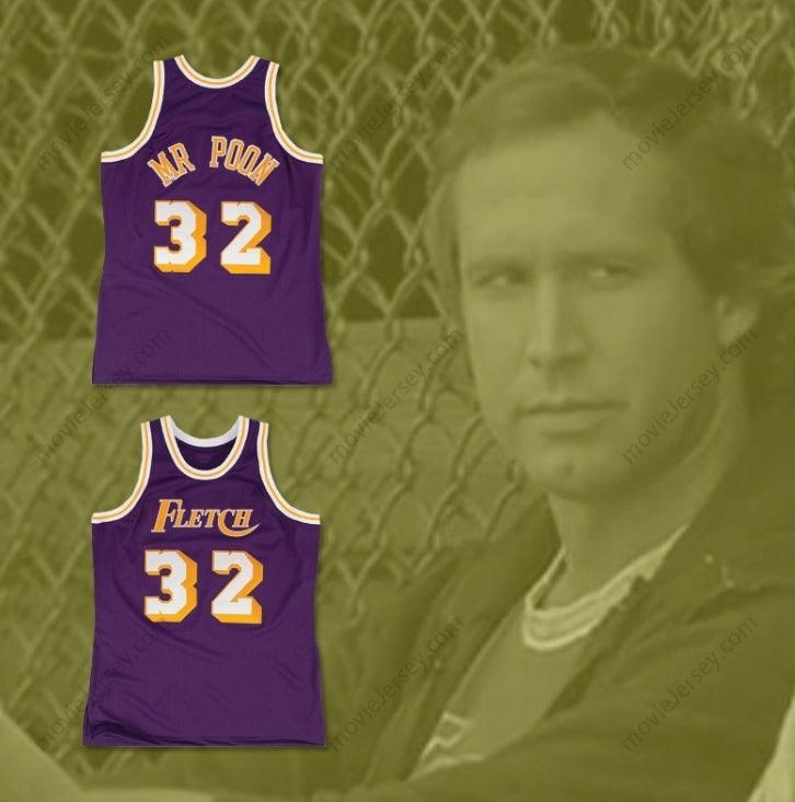 CUSTOM ANY Name Number FLETCH ALIAS SERIES MR. POON 32 BASKETBALL JERSEY Top Stitched S-6XL