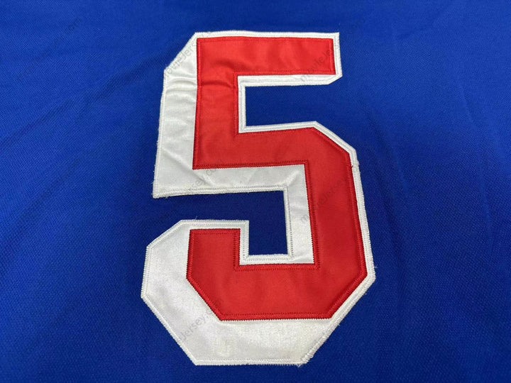 Custom Any Name Number 1960 HERB BROOKS 5 USA HOCKEY JERSEY WITH PATCH Top Stitched S-6XL