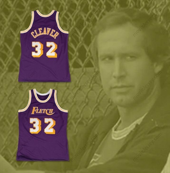 CUSTOM ANY Name Number FLETCH ALIAS SERIES ELDRIDGE CLEAVER 32 BASKETBALL JERSEY Top Stitched S-6XL