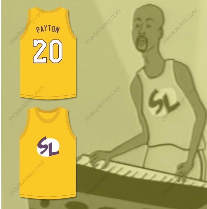 CUSTOM ANY Name Number GARY PAYTON 20   BASKETBALL JERSEY SHAQ AND THE   SKIT MADTV Top Stitched S-6XL