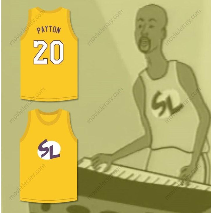 CUSTOM ANY Name Number GARY PAYTON 20   BASKETBALL JERSEY SHAQ AND THE   SKIT MADTV Top Stitched S-6XL