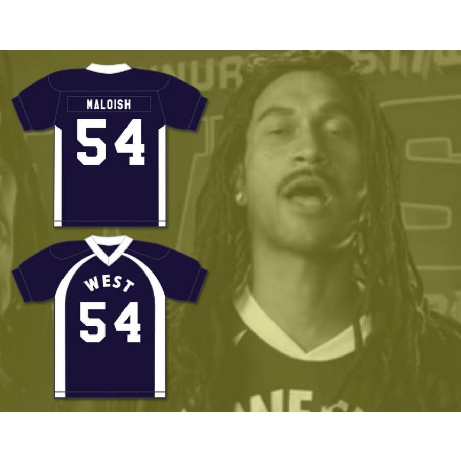 CUSTOM ANY Name Number COLLEGE BOWL SCOISH VELOCIRAPTOR MALOISH 54 WEST Football Jersey Top Stitched S-6XL