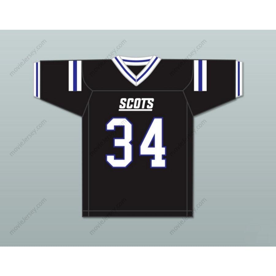 CUSTOM ANY Name Number ZAMIR WHITE 34 SCOTLAND HIGH SCHOOL FIGHTING SCOTS Football Jersey Top Stitched S-6XL