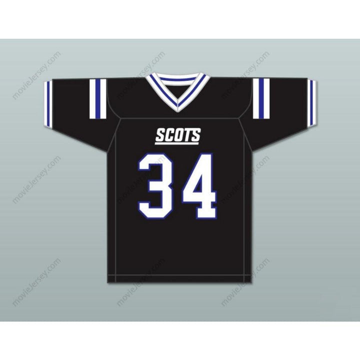 CUSTOM ANY Name Number ZAMIR WHITE 34 SCOTLAND HIGH SCHOOL FIGHTING SCOTS Football Jersey Top Stitched S-6XL