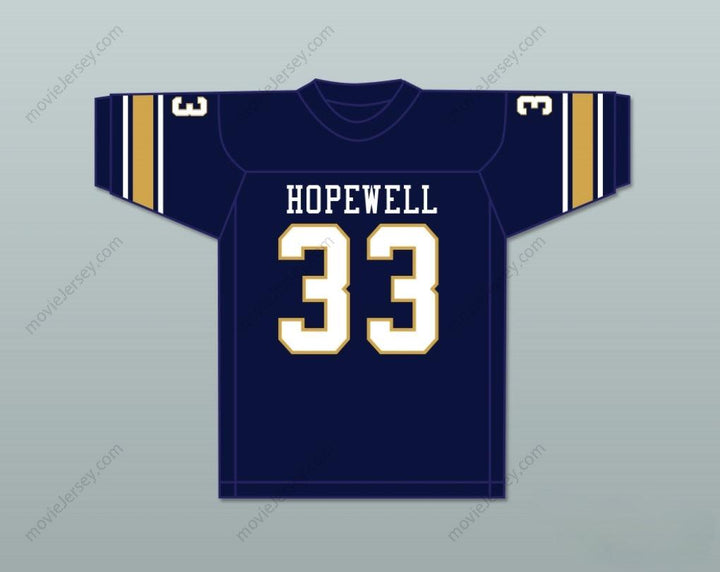 CUSTOM ANY Name Number TONY DORSETT 33 HOPEWELL HIGH SCHOOL VIKINGS DARK BLUE FOOTBALL JERSEY 2 Top Stitched S-6XL