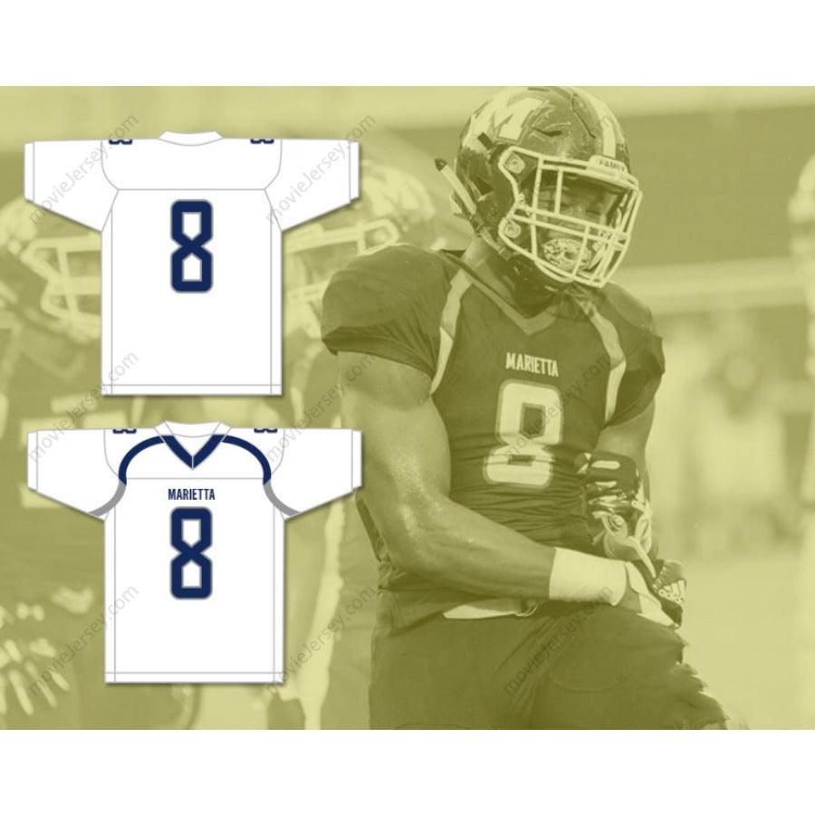 CUSTOM ANY Name Number AZEEZ OJULARI 8 MARIETTA HIGH SCHOOL Football Jersey Top Stitched S-6XL