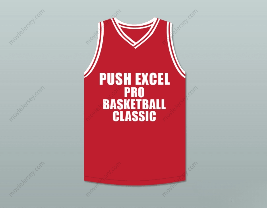 CUSTOM ANY Name Number ROLANDO BLACKMAN 22 PUSH EXCEL PRO BASKETBALL CLASSIC RED BASKETBALL JERSEY 1988 CHARITY EVENT Top Stitched S-6XL