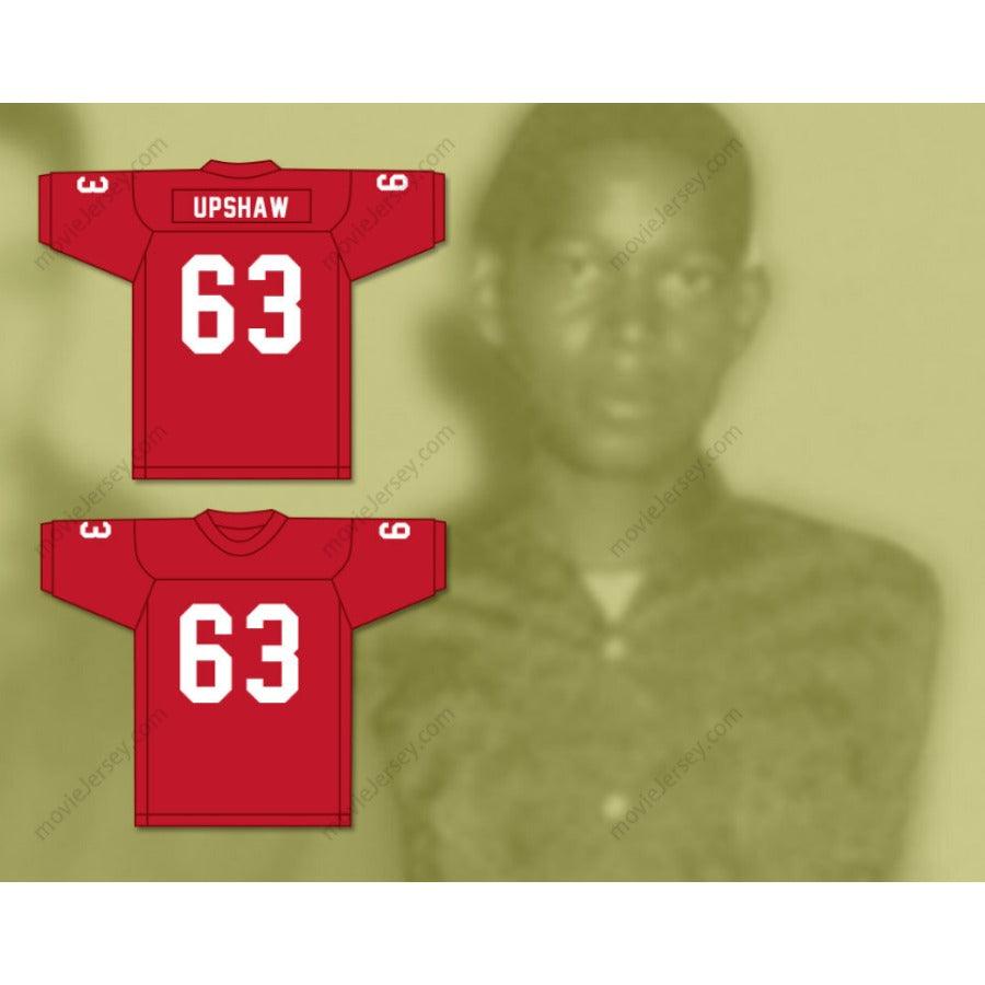 CUSTOM ANY Name Number GENE UPSHAW 63 ROBSTOWN HIGH SCHOOL COTTON PICKERS Football Jersey Top Stitched S-6XL