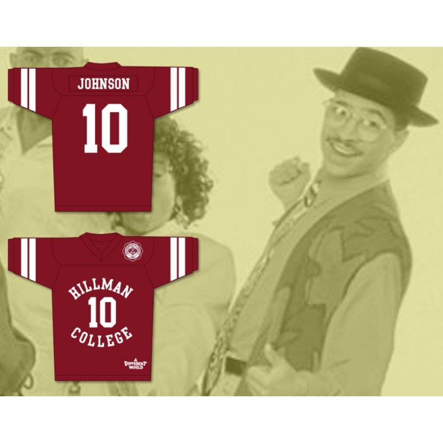 CUSTOM ANY Name Number RONALD RON JOHNSON 10 HILLMAN COLLEGE Top Stitched S-6XL