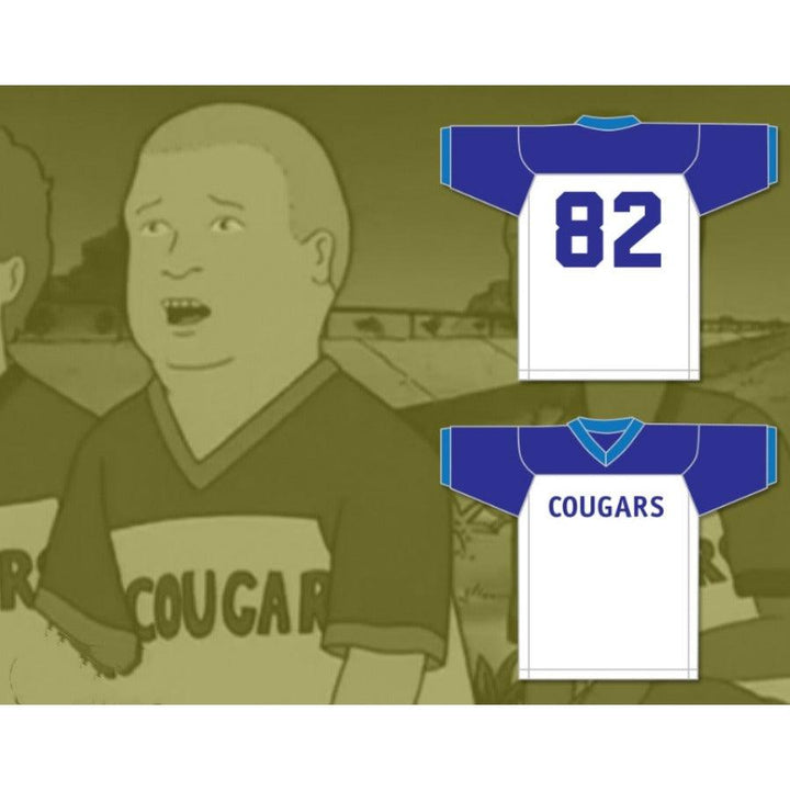 CUSTOM ANY Name Number BOBBY HILL 82 ARLEN COUGARS MIDDLE SCHOOL Football Jersey Top Stitched S-6XL