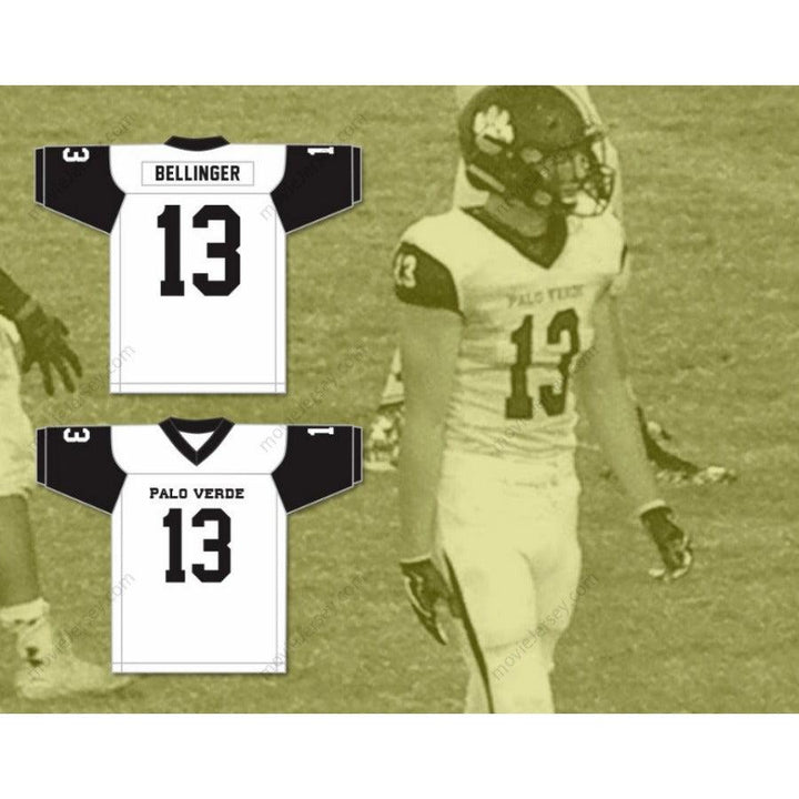 CUSTOM ANY Name Number DANIEL BELLINGER 13 PALO VERDE HIGH SCHOOL PANTHERS Football Jersey Top Stitched S-6XL