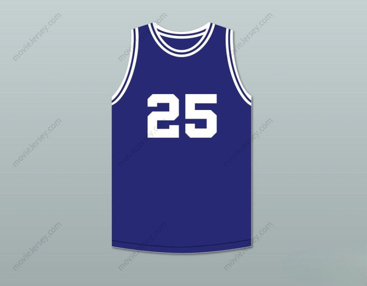 CUSTOM ANY Name Number MARK PRICE 25 ENID HIGH SCHOOL PLAINSMAN NAVY BLUE BASKETBALL JERSEY 1 Top Stitched S-6XL