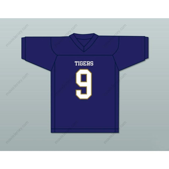 CUSTOM ANY Name TIGERS KENNETH WALKER III 9 ARLINGTON HIGH SCHOOL NAVY BLUE Football Jersey Top Stitched S-6XL