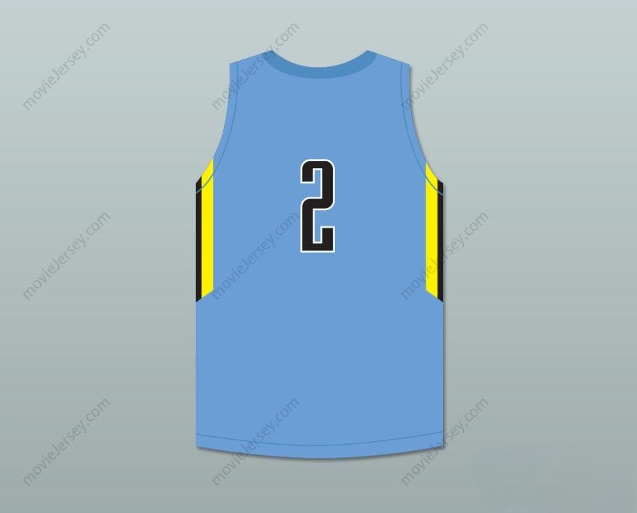 CUSTOM ANY Name Number PLAYER 2 PLAYGROUND ELITE  LIGHT BLUE BASKETBALL JERSEY Top Stitched S-6XL
