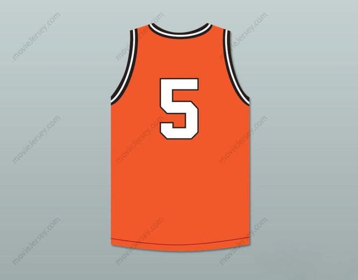 CUSTOM ANY Name Number LAMBEAU FIELDS 5 ORANGE PRISON BASKETBALL JERSEY THE COMEBACKS Top Stitched S-6XL