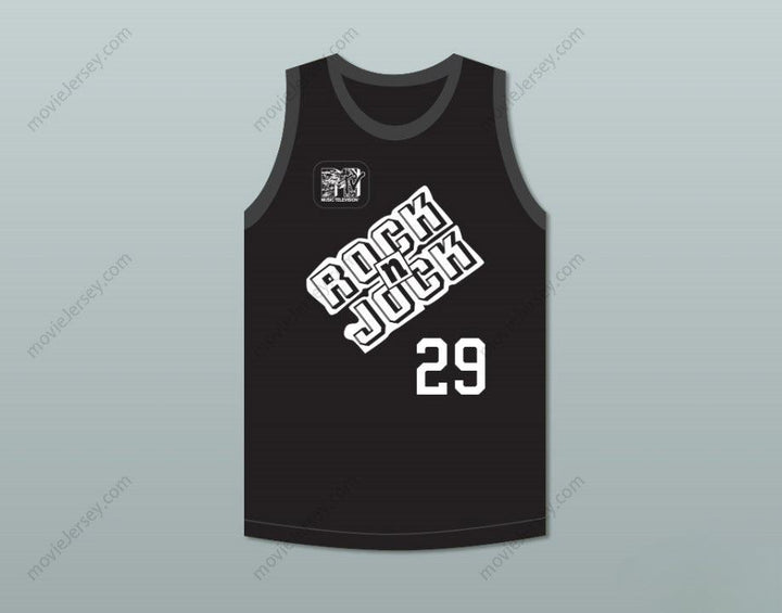 CUSTOM ANY Name Number DAVID CHARVET 29 BRICKLAYERS BASKETBALL JERSEY 3RD ANNUAL ROCK N' JOCK B-BALL JAM 1993 Top Stitched S-6XL
