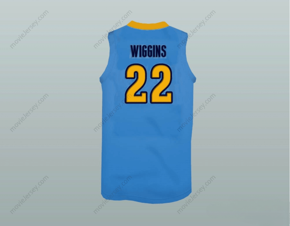 CUSTOM ANY Name Number ANDREW WIGGINS PREP BASKETBALL JERSEY STITCH SEWN Top Stitched S-6XL
