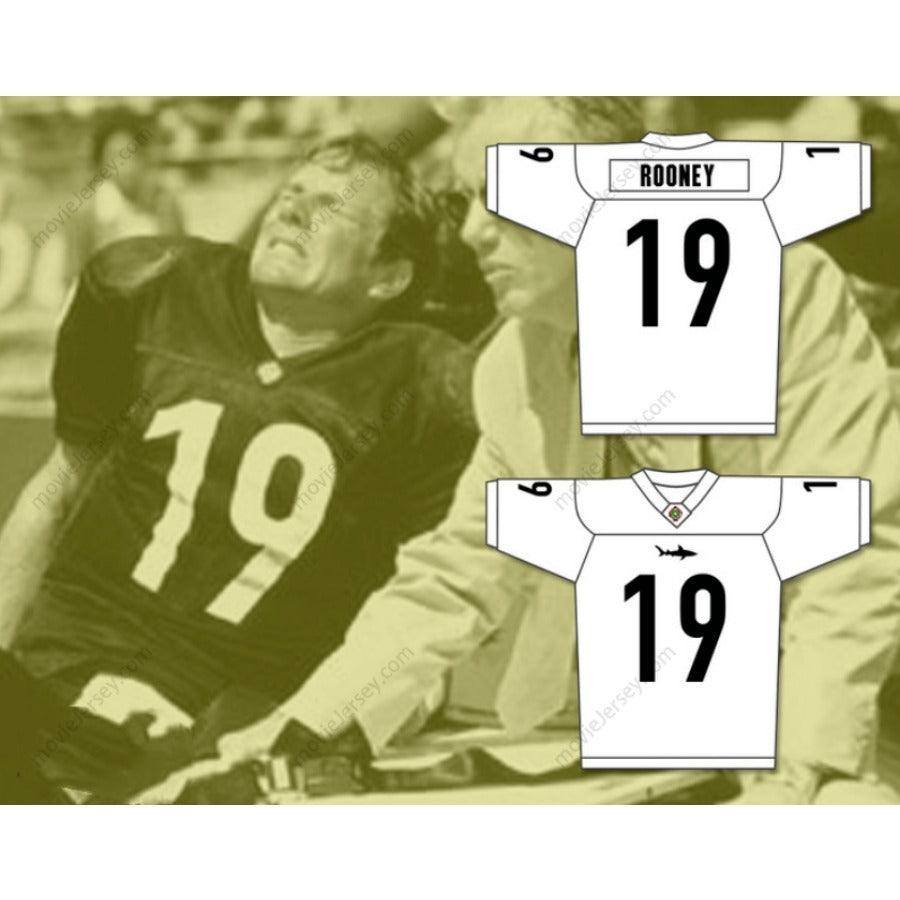 CUSTOM ANY Name Number JACK CAP ROONEY 19 MIAMI SHARKS Football Jersey Top Stitched S-6XL