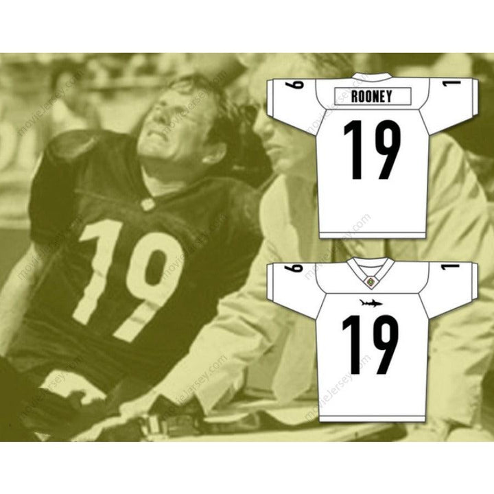 CUSTOM ANY Name Number JACK CAP ROONEY 19 MIAMI SHARKS Football Jersey Top Stitched S-6XL