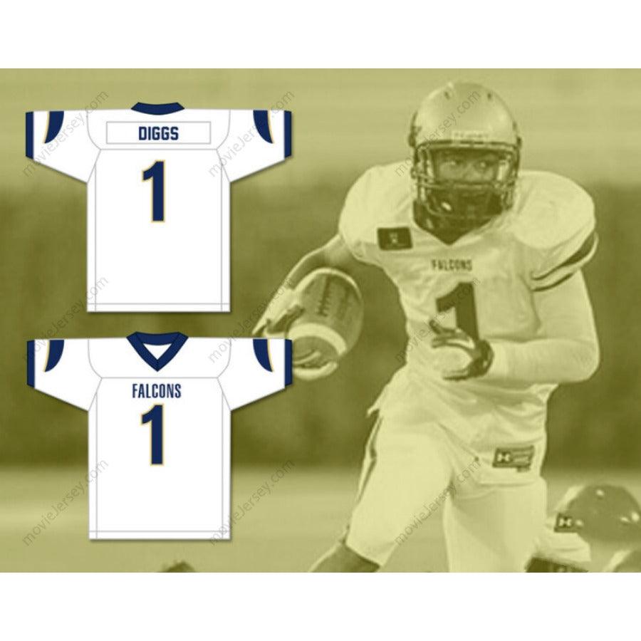 CUSTOM ANY Name Number STEFON DIGGS 1 OUR LADY OF GOOD COUNSEL HIGH SCHOOL FALCONS Football Jersey Top Stitched S-6XL