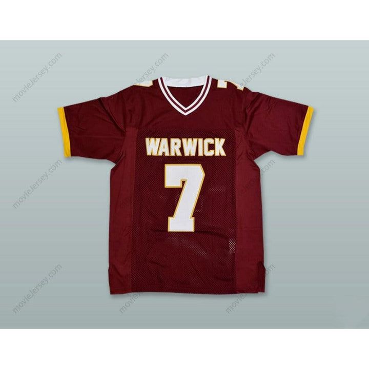 CUSTOM ANY Name Number MICHAEL VICK 7 WARWICK HIGH SCHOOL RAIDERS MAROON Football Jersey Top Stitched S-6XL