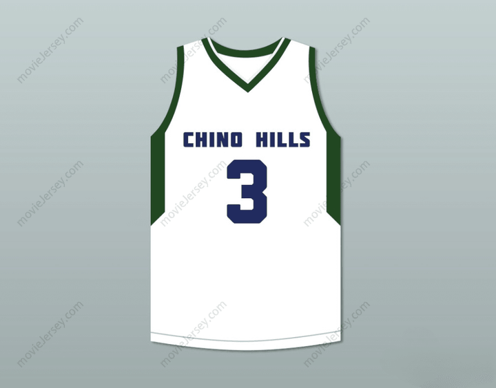 CUSTOM ANY Name Number LIANGELO BALL 3   HIGH SCHOOL HUSKIES WHITE BASKETBALL JERSEY 2 Top Stitched S-6XL
