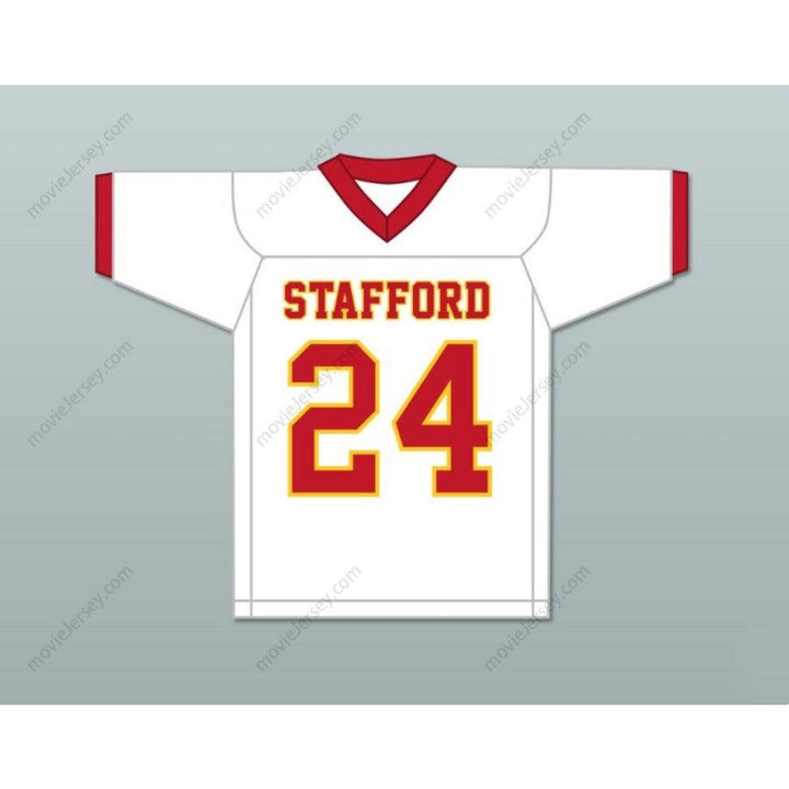 CUSTOM ANY Name Number JALEN PITRE 24 STAFFORD HIGH SCHOOL SPARTANS Football Jersey Top Stitched S-6XL