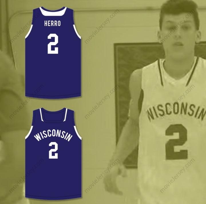 CUSTOM ANY Name Number TYLER HERRO 2  NAVY BLUE BASKETBALL JERSEY Top Stitched S-6XL