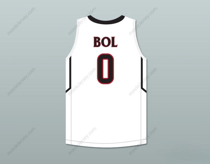 CUSTOM ANY Name Number BOL BOL 0  PREP WHITE BASKETBALL JERSEY 2 Top Stitched S-6XL