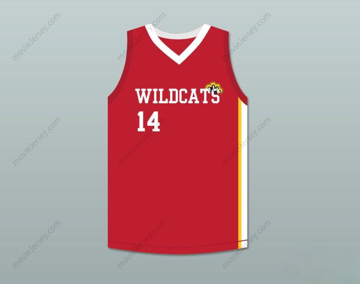 CUSTOM ANY Name Number TROY BOLTON 14 EAST HIGH SCHOOL WILDCATS RED BASKETBALL JERSEY HSM3 Top Stitched S-6XL