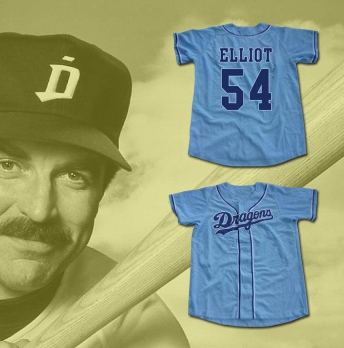 Custom Any Name Number CHUNICHI DRAGONS JACK ELLIOT MR. BASEBALL MOVIE JERSEY NEW STITCH SEWN Top Stitched S-6XL