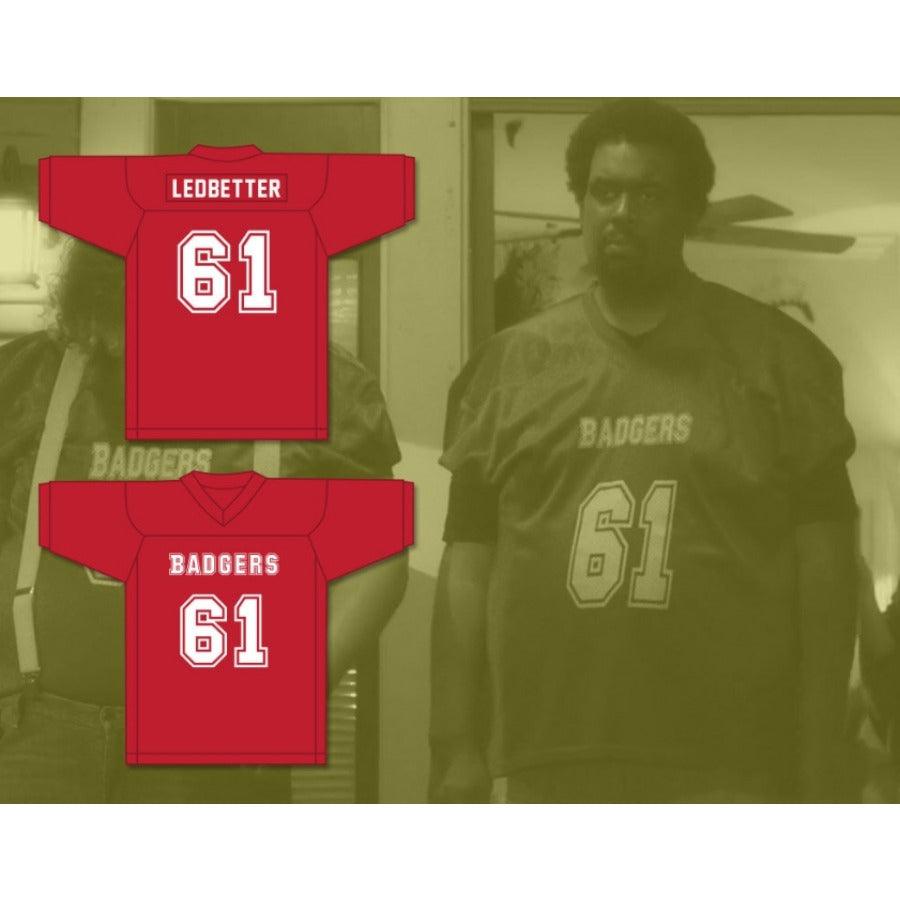 CUSTOM ANY Name Number LEDBETTER 61 PUTNAM BADGERS HIGH SCHOOL Football Jersey Top Stitched S-6XL