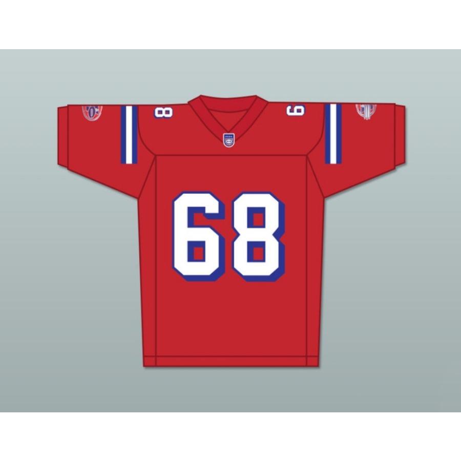 CUSTOM ANY Name Number JUMBO FUMIKO 68 WASHINGTON SENTINELS HOME Football Jersey Top Stitched S-6XL