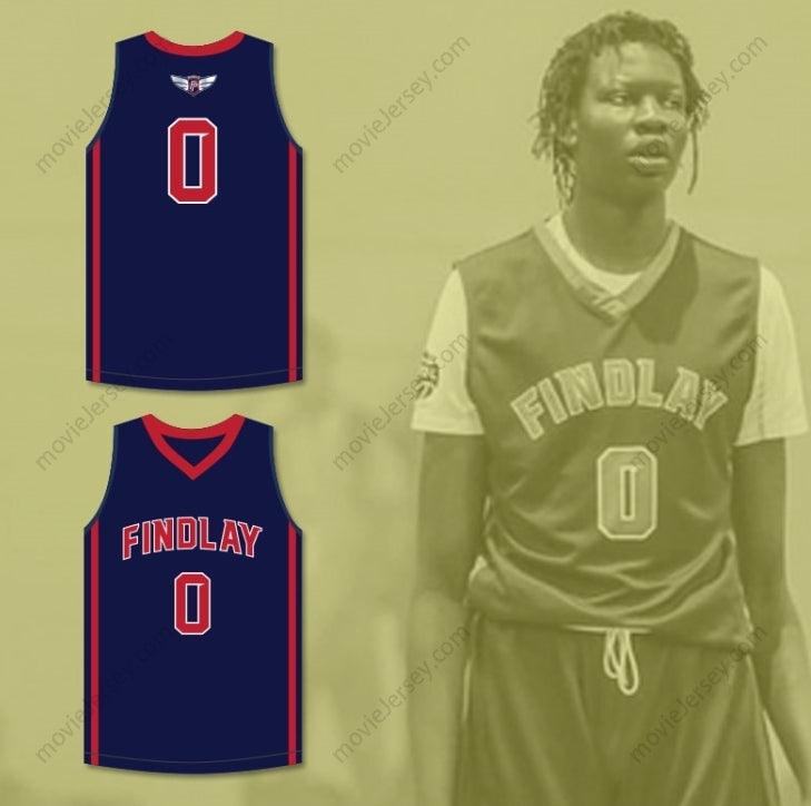 CUSTOM ANY Name Number BOL BOL 0  PREP NAVY BLUE BASKETBALL JERSEY 1 Top Stitched S-6XL