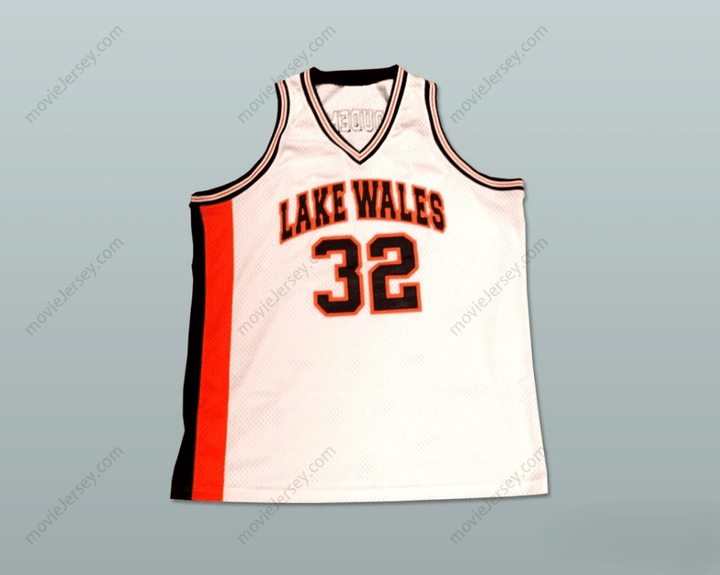 CUSTOM ANY Name Number AMAR'E STOUDEMIRE 32 LAKES WALES HIGH SCHOOL BASKETBALL JERSEY WHITE Top Stitched S-6XL